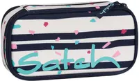 Penar Satch Pencil Box - Happy Flakes, cu 2 compartimente