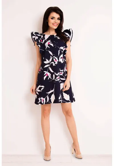 Rochie dama Poliester - M123 - bleumarin