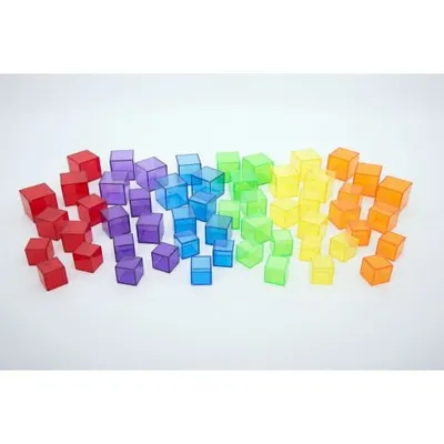 Set 54 cuburi translucide pentru mese si tablete luminoase