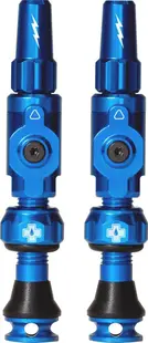 Muc-Off Tubeless Valve Big Bore Lite Small Blue Presta Valve 30mm