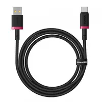 Cablu Date si Incarcare USB-A - USB-C Baseus Dura Series, 60W, 1m, Rosu P10377802U01-01