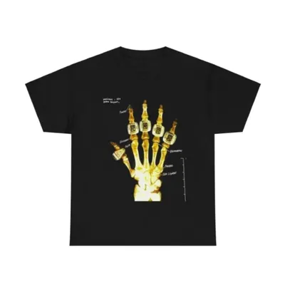 T-shirt Kobe Bryant Broken Not Beaten Black