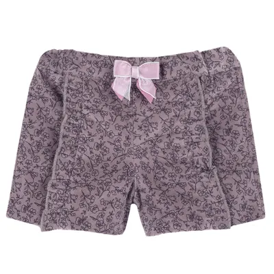 Pantaloni scurti copii Chicco, catifea, maro, 52813