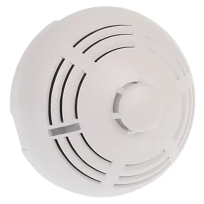 Detector de fum si temperatura wireless cu sirena Satel ASD-110, RF 500 m, tamper, autonomie 2 ani