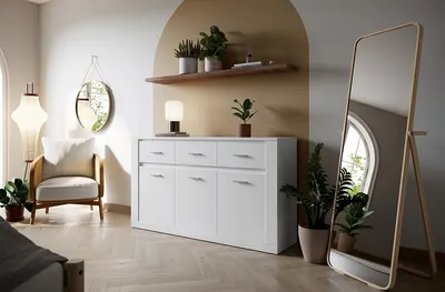 Comoda Adore 1 , Alba, 160x90hx42 Cm