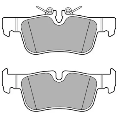 Set placute frana, frana disc DELPHI LP2719