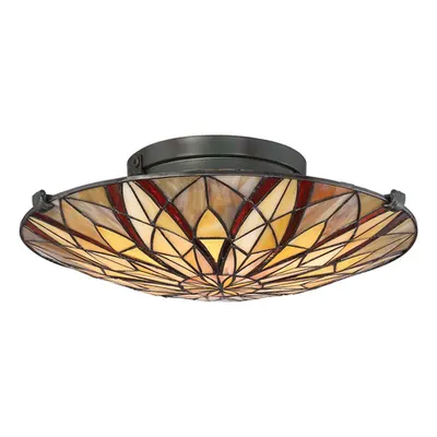 Plafoniera Victory Tiffany Semi-Flush