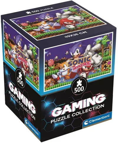 Puzzle Clementoni de 500 piese - Sonic 64-bit, varianta 1