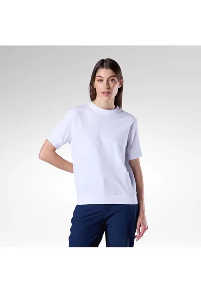 Tricou dama W PIQUE TEE - alb - Alb