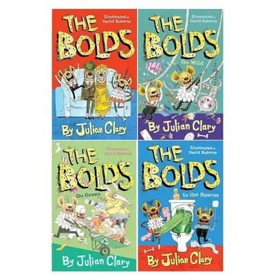 Julian Clary The Bolds 4 Books Collection Set
