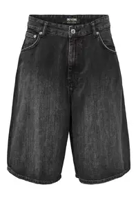 Pantaloni scurti din denim barbati Sons - 22032957 - Bumbac - Negru - Negru
