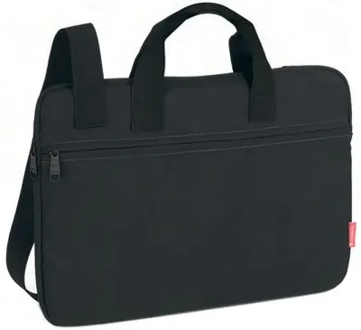 Geantă pentru laptop de afaceri Gabol Division - Neagră, 15.6"