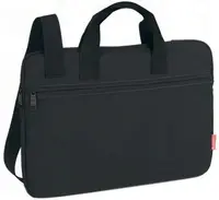 Geantă pentru laptop de afaceri Gabol Division - Neagră, 15.6"