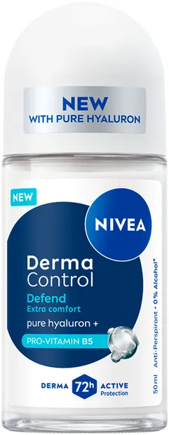 Nivea Derma Control Roll-on antiperspirant Defend, 50 ml