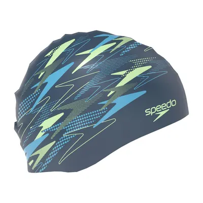 Casca inot adulti Speedo Printed negru/albastru/verde