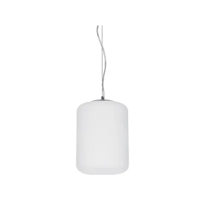Pendul Ken Small, 1 bec, dulie E27, D:195mm, H:500/1250mm, Alb