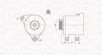 Alternator (14v, 90a) Hyundai Accent Ii, Accent Iii, Coupe, Elantra, Getz, Matrix, Tiburon, Trajet, Tucson; Kia Carens Ii, Cerato, Rio Ii, Sportage 1.3-2.0d Dupa 2000