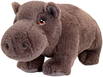 Jucărie de pluș ecologică Keel Toys Keeleco - Hippo, 32 cm