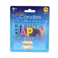 Set lumânări aniversare "Happy birthday candles"