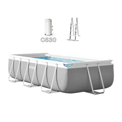 Piscină Dreptunghiulară Cu Cadru Metalic Intex Prism Frame 300x175x80cm