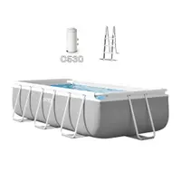 Piscină Dreptunghiulară Cu Cadru Metalic Intex Prism Frame 300x175x80cm