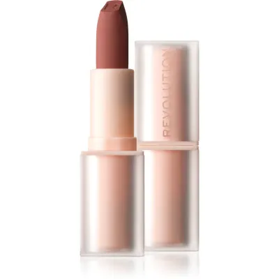 Revolution Lip Allure Soft Satin Lipstick ruj cremos cu finisaj satinat culoare Chauffeur Nude 3.2 g