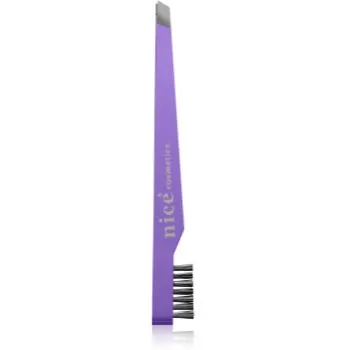 Diva & Nice Cosmetics Accessories penseta inclinata cu pensula
