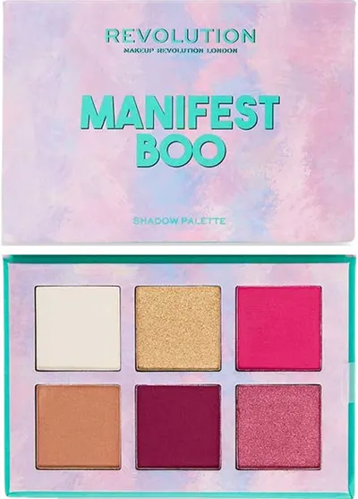 Makeup Revolution - Paletă de farduri Manifest Boo, 6 culori