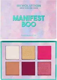 Makeup Revolution - Paletă de farduri Manifest Boo, 6 culori