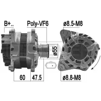 Generator/alternator ERA 209224