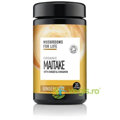Maitake Ginger Latte 1000mg Pure Grade Extract Ecologic/Bio 110g