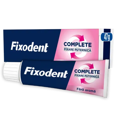 Crema adeziva pentru proteza dentara Neutral Complete, 47g, Fixodent