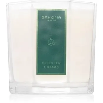 Bahoma London Octagon Collection Green Tea & Mango lumânare parfumată