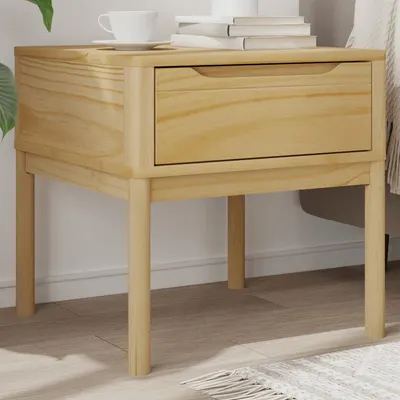 Gossi masuta de veioza floro maro ceara 55x55x54 cm lemn masiv pin