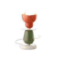 Veioza Deco Berimbau Finish Aps - Arancio Pokè+verde Salvia C2604