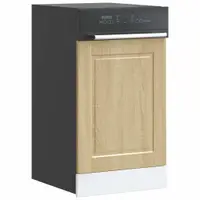 vidaXL Panou pentru mașină de spălat vase Stejar Sonoma 45x1,5x57 cm lemn prelucrat