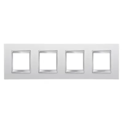 Placa ornament CProiector HORUS LUX international - IN TECHNOPOLYMER - 2+2+2+2 modul HORIZONTAL - WHITE - CProiector HORUS