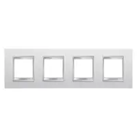 Placa ornament CProiector HORUS LUX international - IN TECHNOPOLYMER - 2+2+2+2 modul HORIZONTAL - WHITE - CProiector HORUS