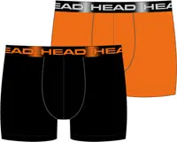 Boxeri Head, set 2 bucati, Negru/Portocaliu, S