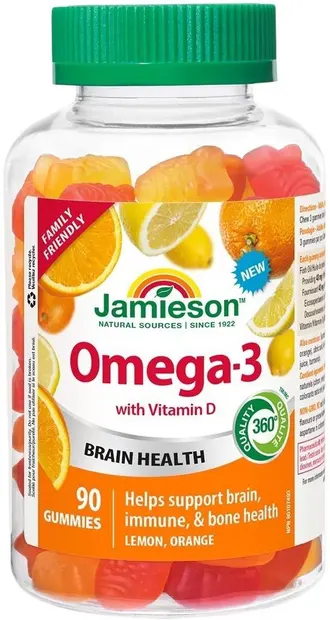 Omega-3, 90 drageuri cu jeleu, Jamieson
