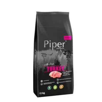 Hrana uscată pentru câini Piper junior: curcan, 12 kg