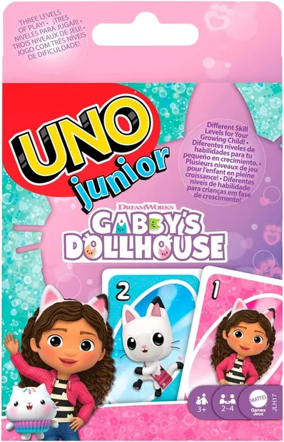 Cărți de joc Uno Junior - Gabby's Dollhouse