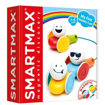 Joc magnetic, Smart Max, Primele mele masini amuzante, 7 piese