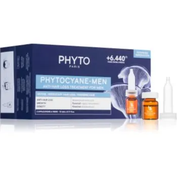 Phyto Phytocyane Anti-Hair Loss Treatment For Men tratament pentru stimularea creșterii părului și anti-cădere