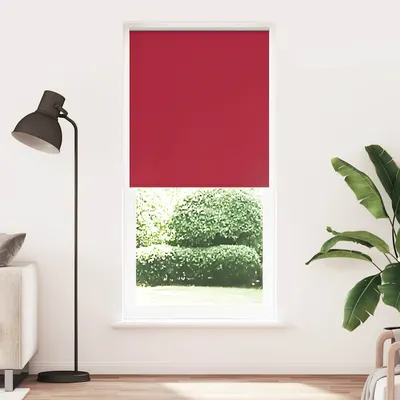 vidaXL Jaluzea opacă 84,4x230 cm, lățime material 80 cm, roșu