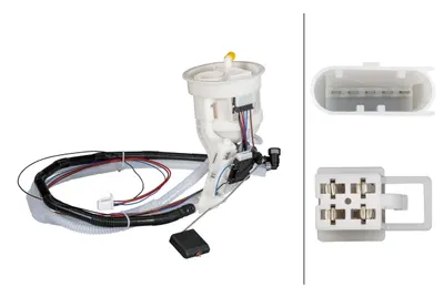 Pompa combustibil (modul) potrivit MERCEDES CLS (C219), E T-MODEL (S211), E (W211) 1.8-5.0 03.02-12.10