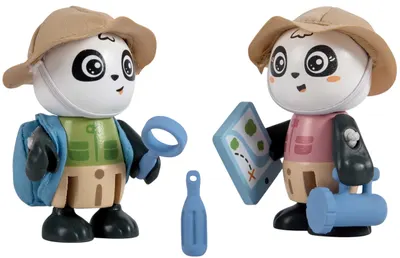 Set figurine din lemn Hape - Sam și Pam
