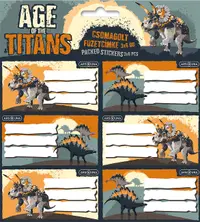 Etichete școlare Ars Una Age of the Titans - 18 bucăți