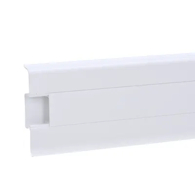 Plinta PVC parchet laminat Korner Siena 80 2500 x 80 x 20 mm alb