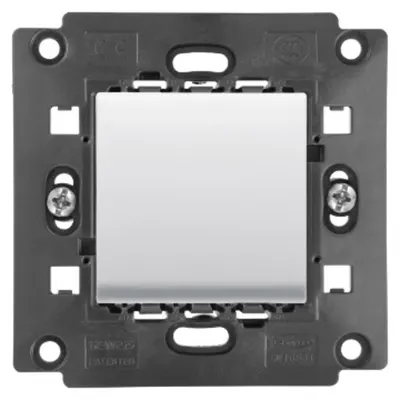 Intrerupator cap scara 250V ac - 16 AX - Standard englez - 1 modul - WHITE - CProiector HORUS